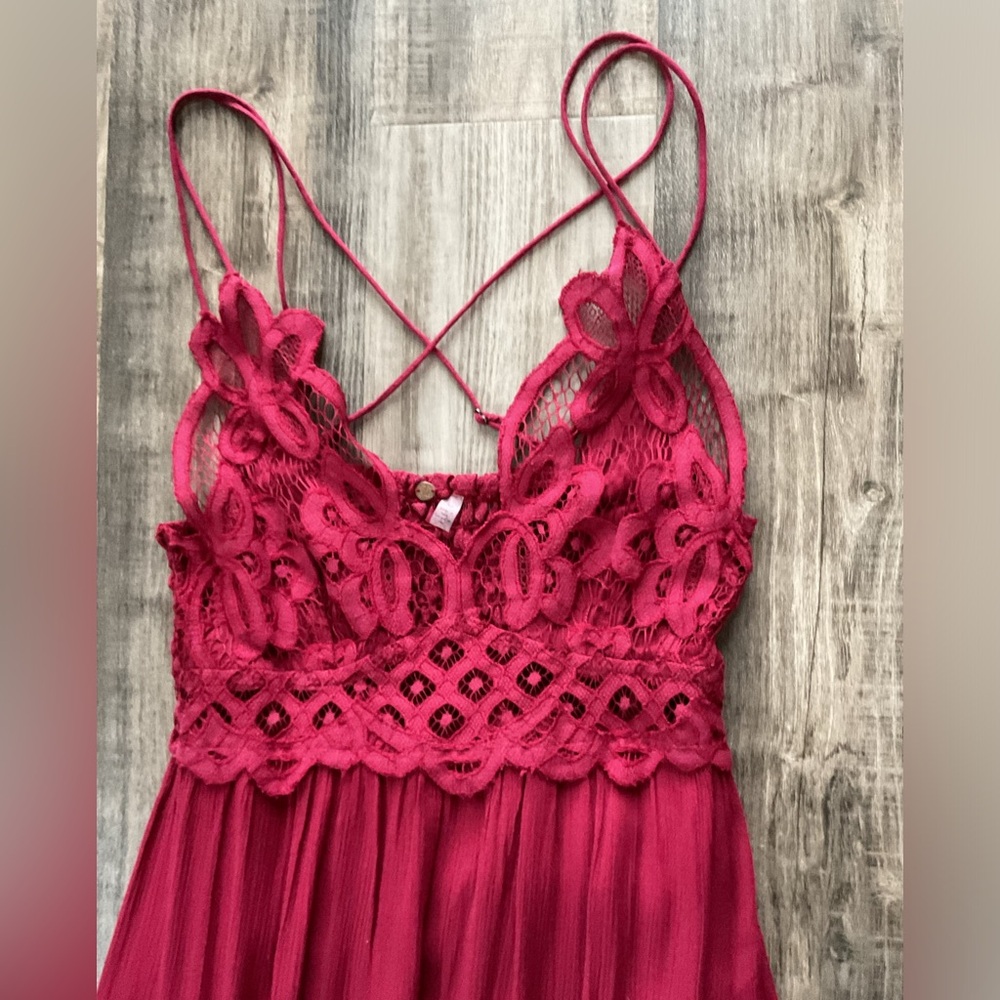 Free People Adella Maxi Slipdress size small - Picture 3 of 6